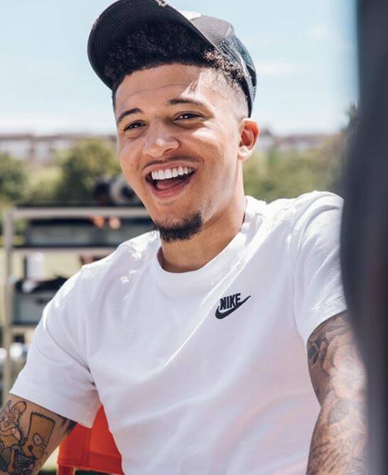Sean Sancho's son, Jadon Sancho.
